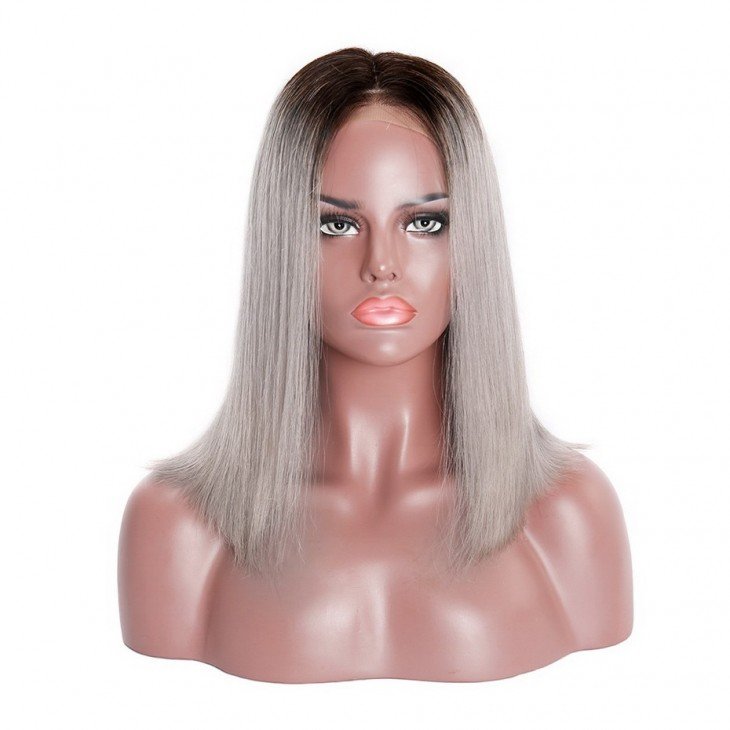 Front Lace Wig Bob Ombré